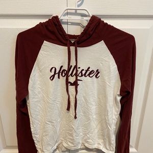 hollister long sleeve crop top